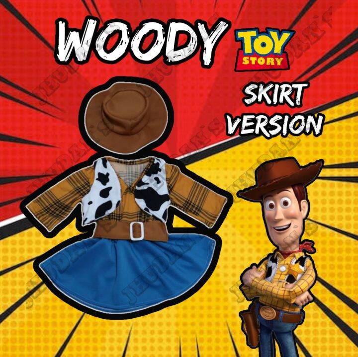 Woody Girl version (Toy Story) Inspired Costume - MILESTONES/BIRTHDAY ...