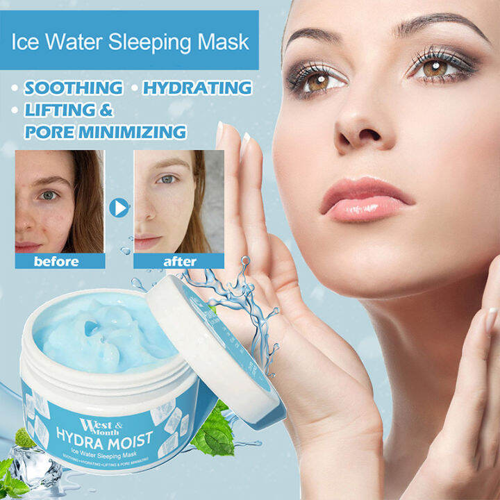 Skin Beauty Hydra Moist Ice Water Sleeping Mask 100g With Cooling ...