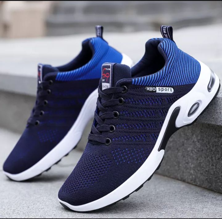 Men's Real Air Cushion Running Sneakers XBO Canvas Shoes for Men ...