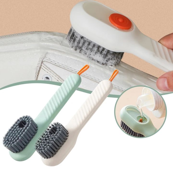 1pc Automatic liquid adding and cleaning brush for household use