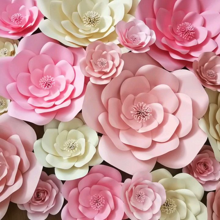 Paper Flower Birthday Party/Wall Backdrop Decoration | Lazada