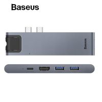 Baseus hub type C adaptor 7 in 1 HDMI USB 3.0 RJ45/SD/TF