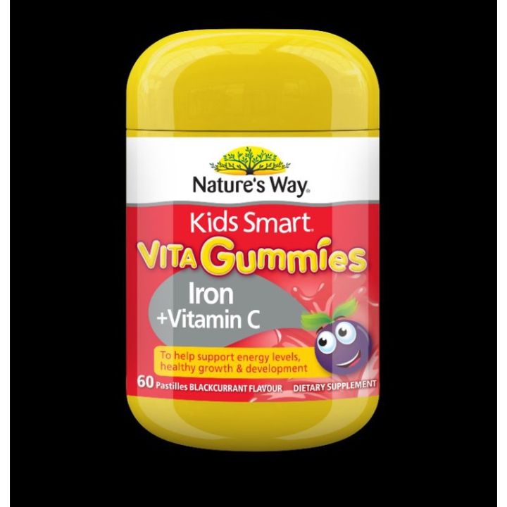 nature-way-kids-smart-vita-gummies-iron-vitamin-c-กัมมี่วิตามินซีเด็ก-วิตามินเด็ก-อาหารเสริมเด็ก-kid-vitamin-ขนมเด็ก