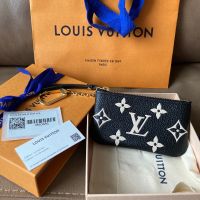 New! LV Bicolor Monogram Empreinte Key Pouch DC21