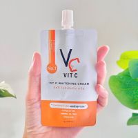 ส่งฟรี!! ( แบบซอง ) วิตซีน้องฉัตร VC Vit C วีซี วิตซีซอง ครีมวิตซีน้องฉัตร วิตซีครีมรัชชา