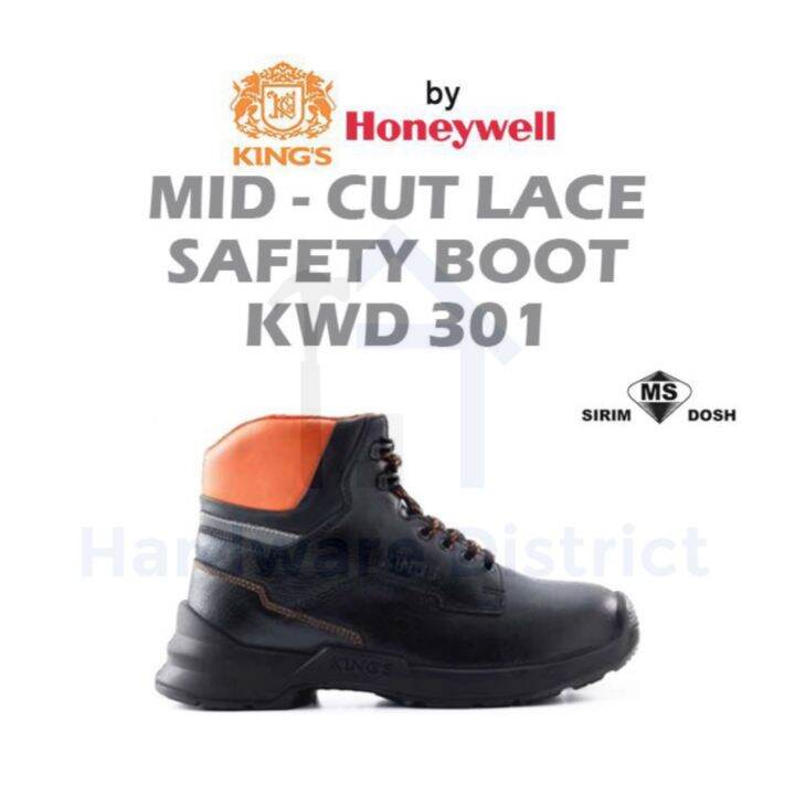 KING’S MIDCUT LACE SAFETY SHOES SAFETY BOOTS MODEL KWD301 Lazada