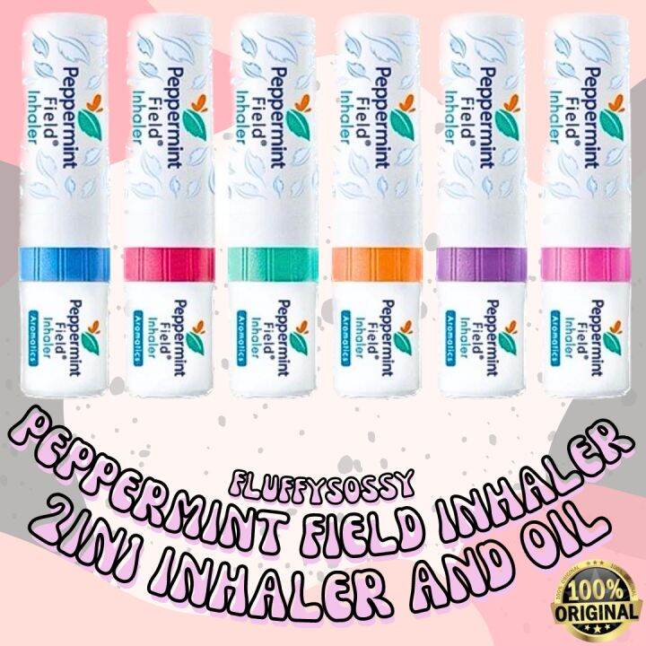 2IN1 PEPPERMINT FIELD AROMATIC INHALER & OIL METHOL RELIEF NASAL