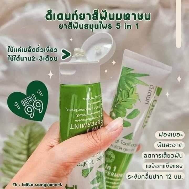 lt-1แถม1-gt-ยาสีฟันดีเด้นท์-d-dent-herbal-toothpaste