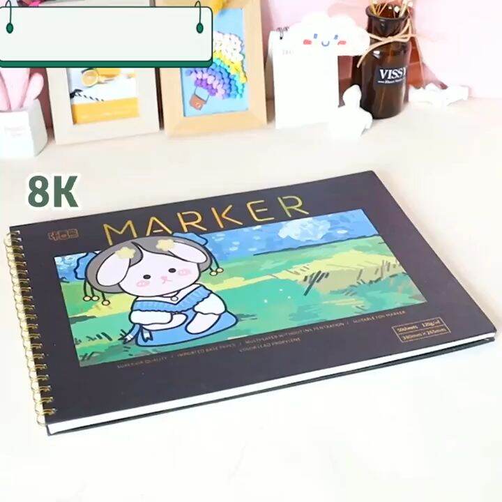 Sketch Book Drawing Art Paper Marker Pen Journal 50 Sheets Kertas