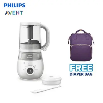 Philips Avent Essential Baby Food Maker SCF862/02 BPA Free Steamer Blender