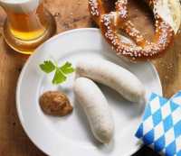 German Weisswurst, Bavarian sausage 1 kg ( no shipping to the islands, because of shipping time)