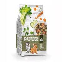 PUUR Rabbit อาหารกรต่าย สูตระผักคึ่นช่าย แครอท ช่วยสุขภาพฟัน และระบบย่อย 600g