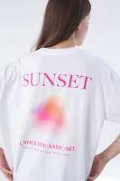 picht Sunset tee - under the same sky collection เสื้อ oversize สกรีนลายกราฟฟิค