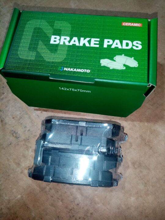 REAR BRAKE PAD FOR HYUNDAI KONA 2019 MODEL UP NAKAMOTO BRAND CERAMIC