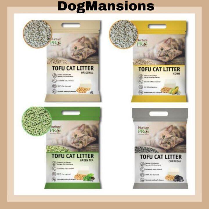 (Bundle Of 1/3/6)Nurture Pro Tofu Cat Litter 6L Lazada Singapore