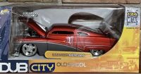 1951 Ford Mercury Metallic Diecast Car Dub City 1:24 Scale by Jada red