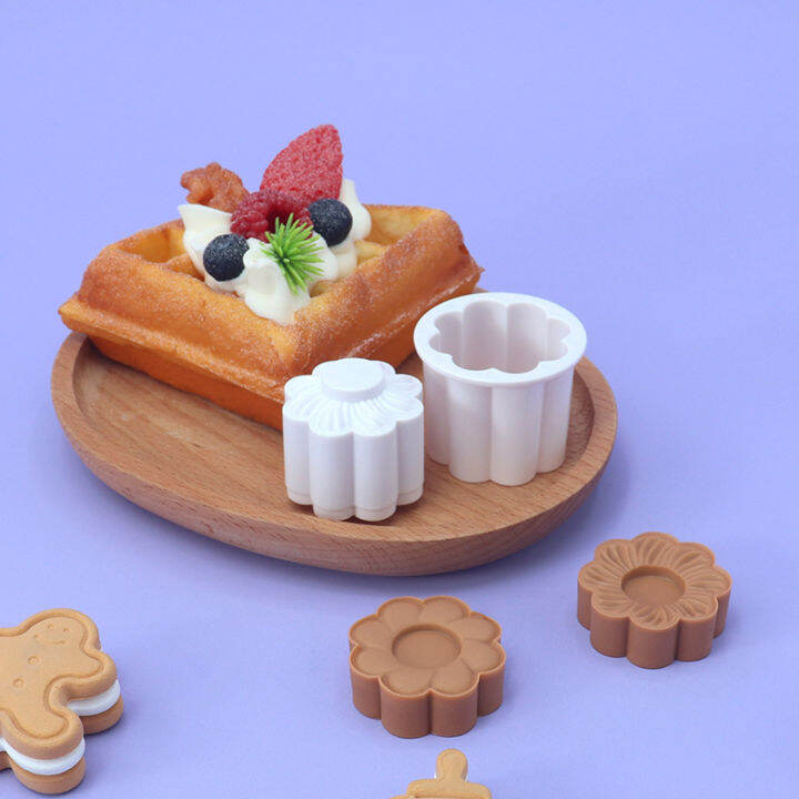 Cookies Pressure Pineapple Tart Cutter Blossom Flower Mould Acuan ...