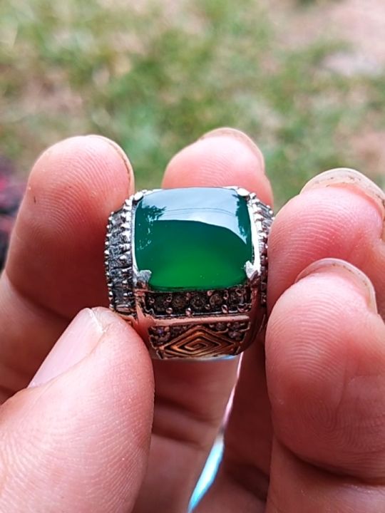 Cincin Batu Hijau Garut Cutting Hq Bkn Bacan Doko Kalimaya Zamrud Safir Lumut Pancawarna Solar 0935