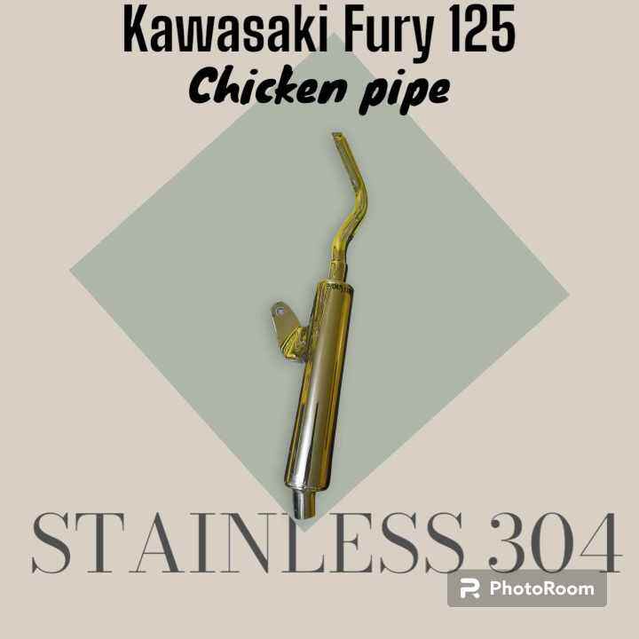 kawasaki fury 125 stock pipe