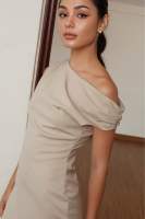 MACARON STUDIO - One-shoulder Maxi Dress / MSDSS02