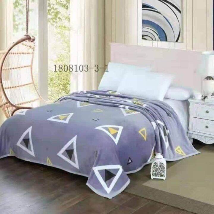 MICROFIBER FLEECE BLANKET ASSORTED Lazada PH