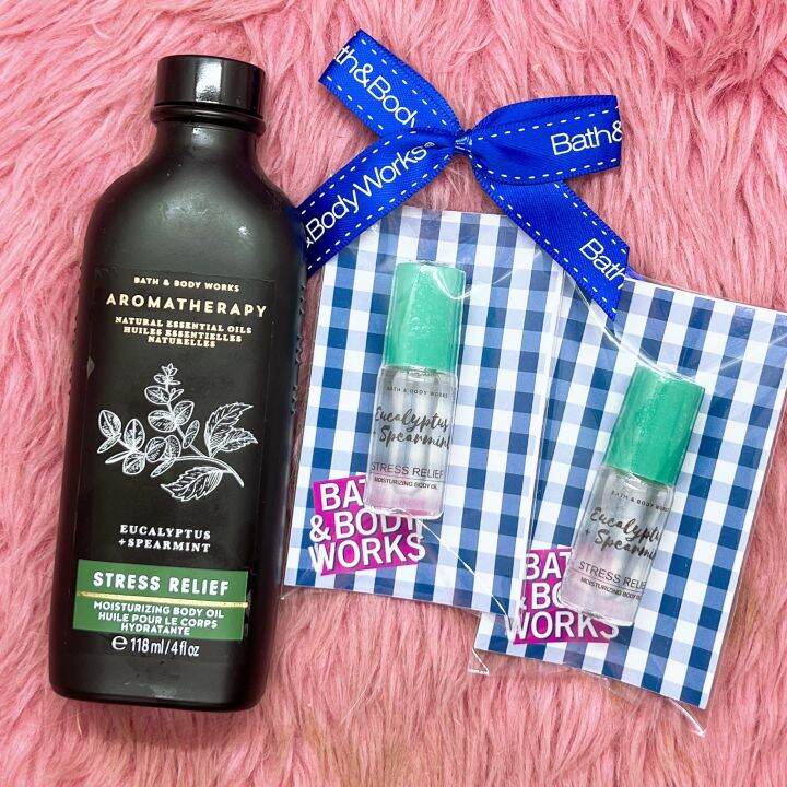Bath&Body Works aromatherapy Eucalyptus + Spearmint Stress relief body