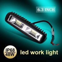 *ไฟสปอร์ตไลท์ LED 16 SMD48 วัตต์ 12v.  Spot &amp; หลอดไฟทาง LED SUV เหมาะสำหรับออฟโร้ด