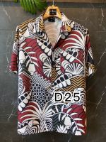 เสื้อฮาวายวินเทจ เสื้อเชิ้ต D25 ผ้าไหมอิตาลีเกรด A