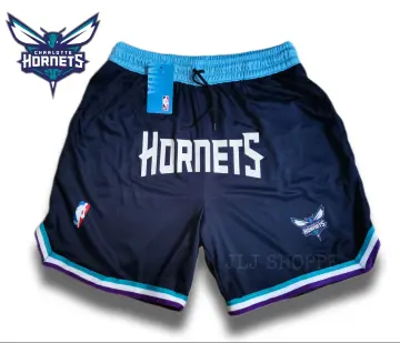 CHARLOTTE HORNETS JUST DON NBA BASKETBALL SHORTS