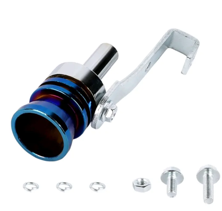 XL Turbo Sound Car Whistle Muffler Exhaust Titanium Burnt Motor Car