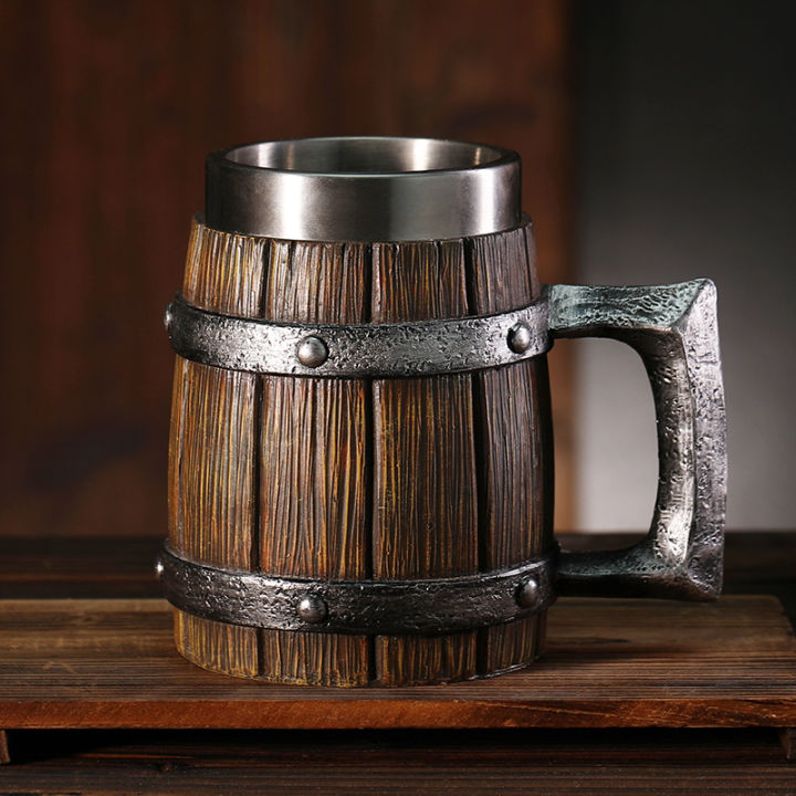 One Piece Wooden Mug