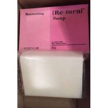 สบู่ผิวขาว-รีเทิร์น-re-turn-soap-กล่องสีชมพู-80g