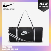 Nike Adult Unisex Heritage Duffel Bag - Black