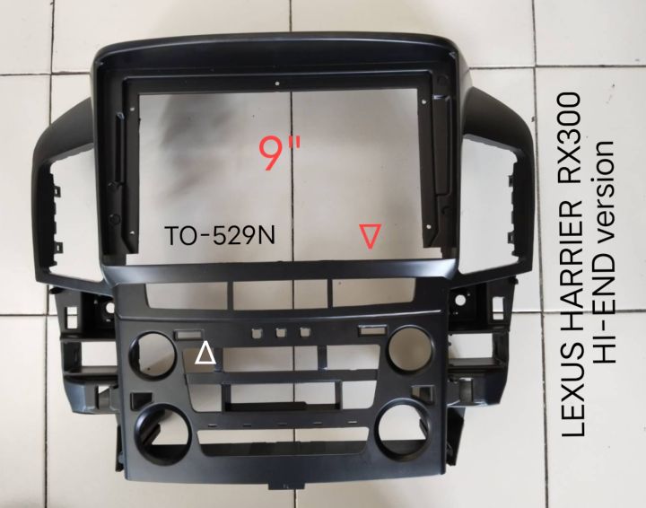 หน้ากากวิทยุ-toyota-harrier-lexus-rx-300-hi-end-version-ปี1997-2002-สำหรับแปลงและติดตั้งจอ-android-9