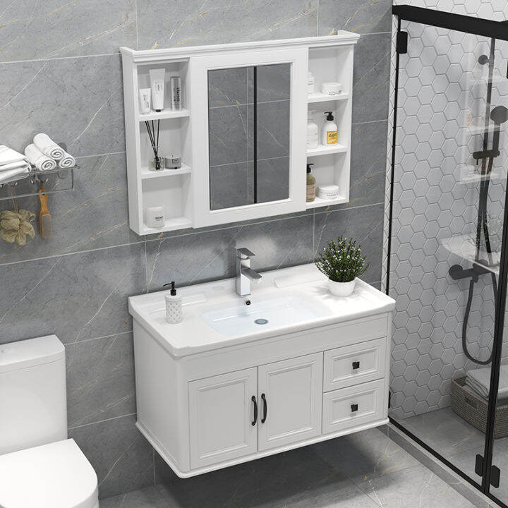 Modern Minimalist Bathroom Combination Washstand Wash Basin