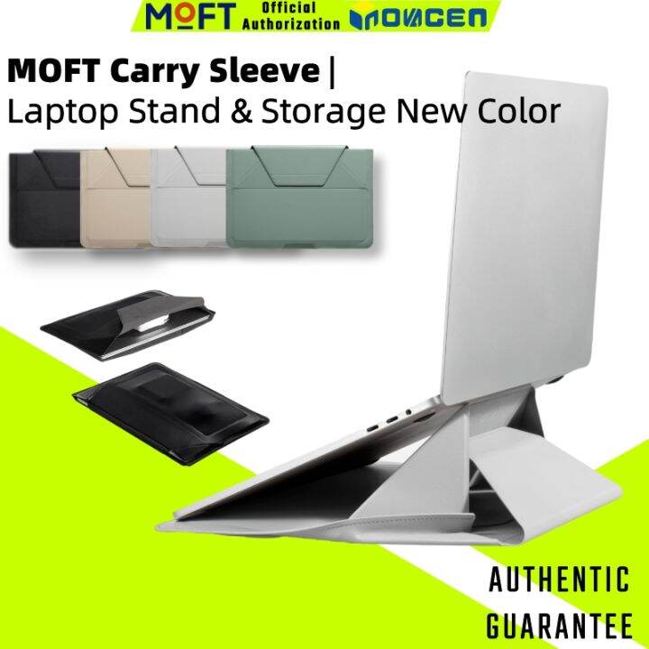 MOFT Carry Sleeve Laptop Stand&Bag,Ultra Slim Stylish,Expandable Storage For Accessories