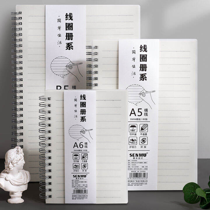 Muji Styled Spiral Notebook Lined/Grid/Blank (A6/A5/B5) Lazada PH