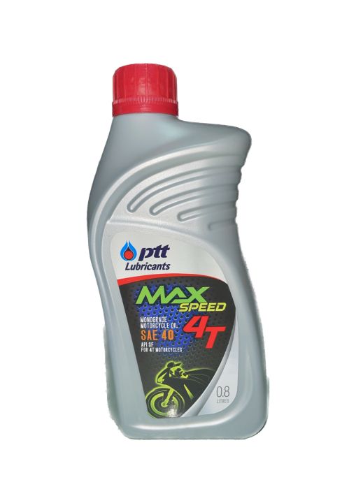 น้ำมันเครื่อง PTT MAX SPEED 4T 0.8 L