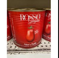 Whole Peeled Tomatoes In Tomato Juice ( Rosso Brand ) 2550 G. มะเขือเทศปอกเปลือกทั้งลูก ในน้ำมะเขือเทศ ( ตรา รอซโซ่ )