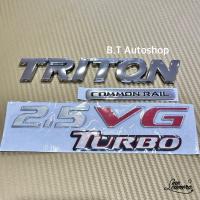 โลโก้ TRIT0N+COMMONRAIL+ 2.5VG TURBO ราคายกชุด 3 ชิ้น