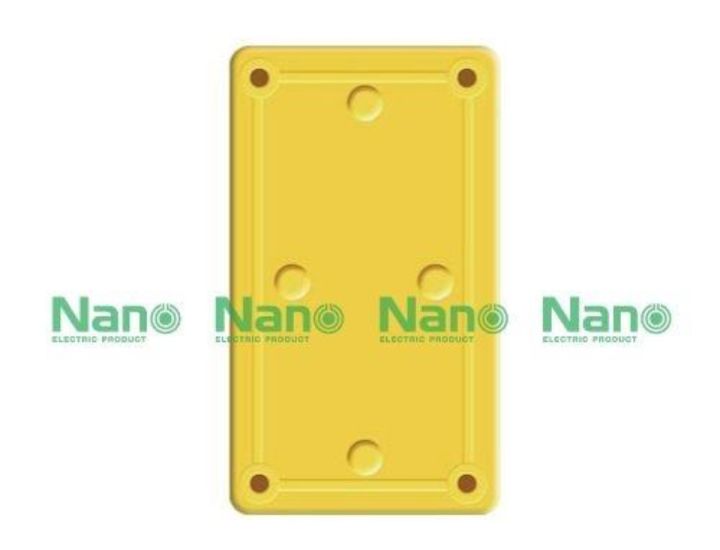 nano-กล่องกันน้ำพลาสติก-สีเหลือง-รุ่น-nano-201y-60-กล่อง