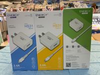 หัวชาร์จ+สายชาร์จ Energy 2.4 A.แท้(ชาร์จเร็ว)พร้อมสายชาร์ทขนาด 1 เมตรEnergy Premium Adapter 2.4 HS31