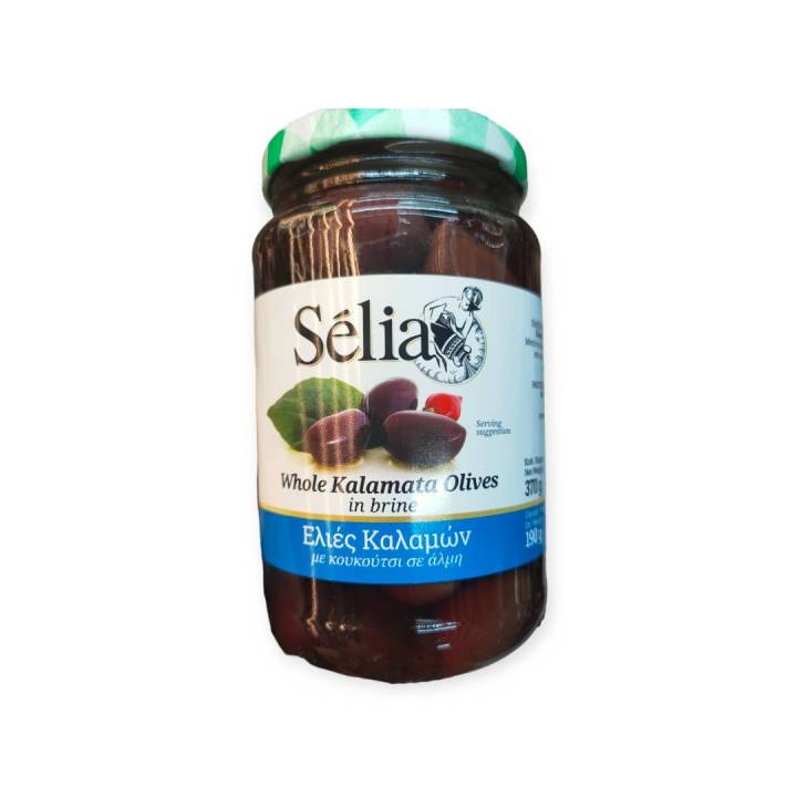 selia-whole-kalamata-olives-in-brine-190g-มะกอกคาลามาต้าในน้ำเกลือ-190-กรัม