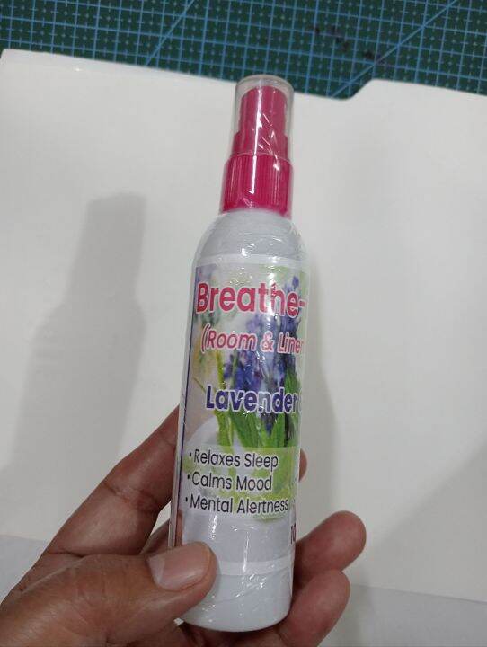 lavender & peppermint room and linen fragrance spray with essential oil