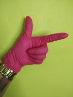 ถุงมือไนรไตร#ถุงมือสี#ถุงมือทำความสะอาด#ถุงมือทำอาหาร#ถีงมือช่างสัก#ถุงมือเสริมสวย#มี100ชิ้น