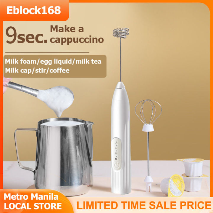 Wireless Milk Frothers USB Electric Handheld Blender Mini Coffee