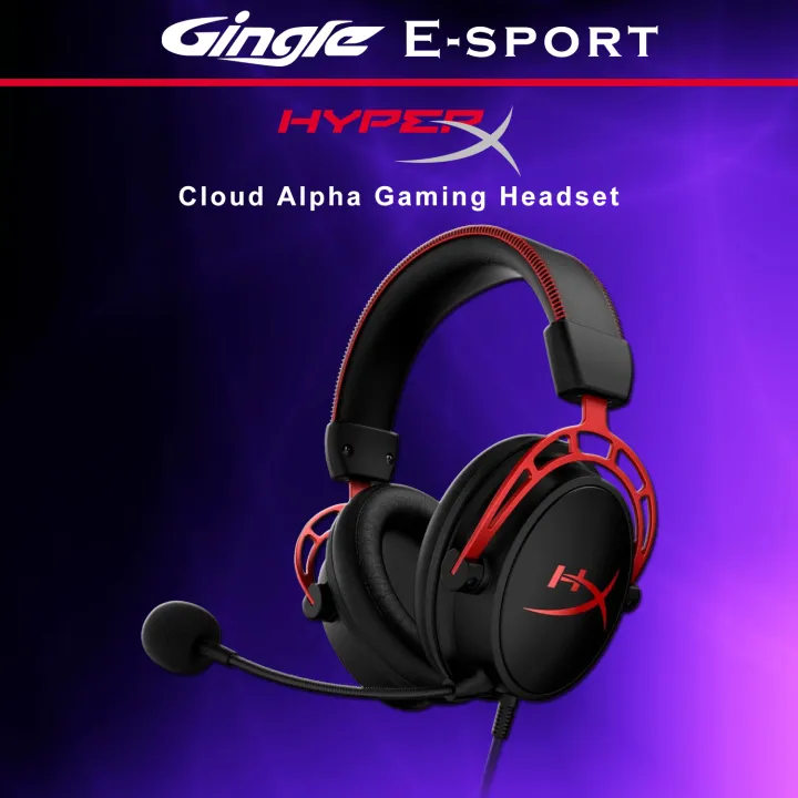 HyperX Cloud Alpha - Gaming Headset, Dual Chamber Drivers, Legendary ...