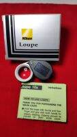 Nikon Loupn 10X18ขาวดําบอดี้พลาสติกแข็งแรงส่องชัดทุกตารางนิ้ว