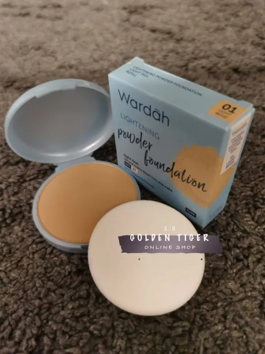 Wardah Refill lightening powder foundation (01 Light beige) | Lazada