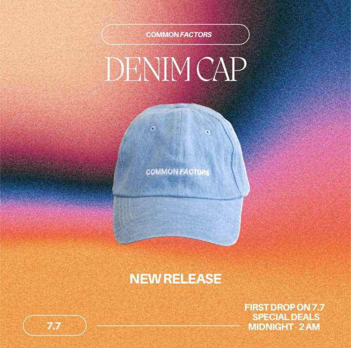 common-factors-denim-cap